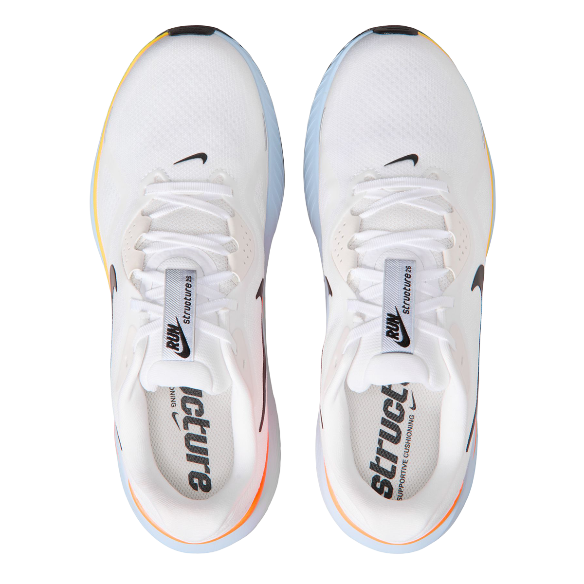 Nike Structure 26 — Pure Platinum - Persian Violet - Wolf Grey — Size D — Width 12 — Alternate View 30