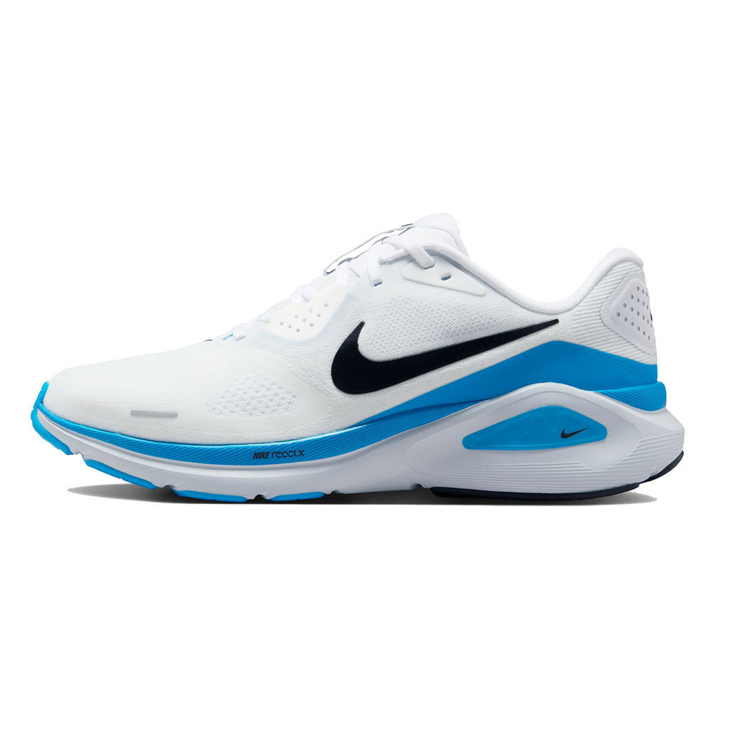 Nike Structure 26 — Pure Platinum - Persian Violet - Wolf Grey — Size D — Width 12 — Side View