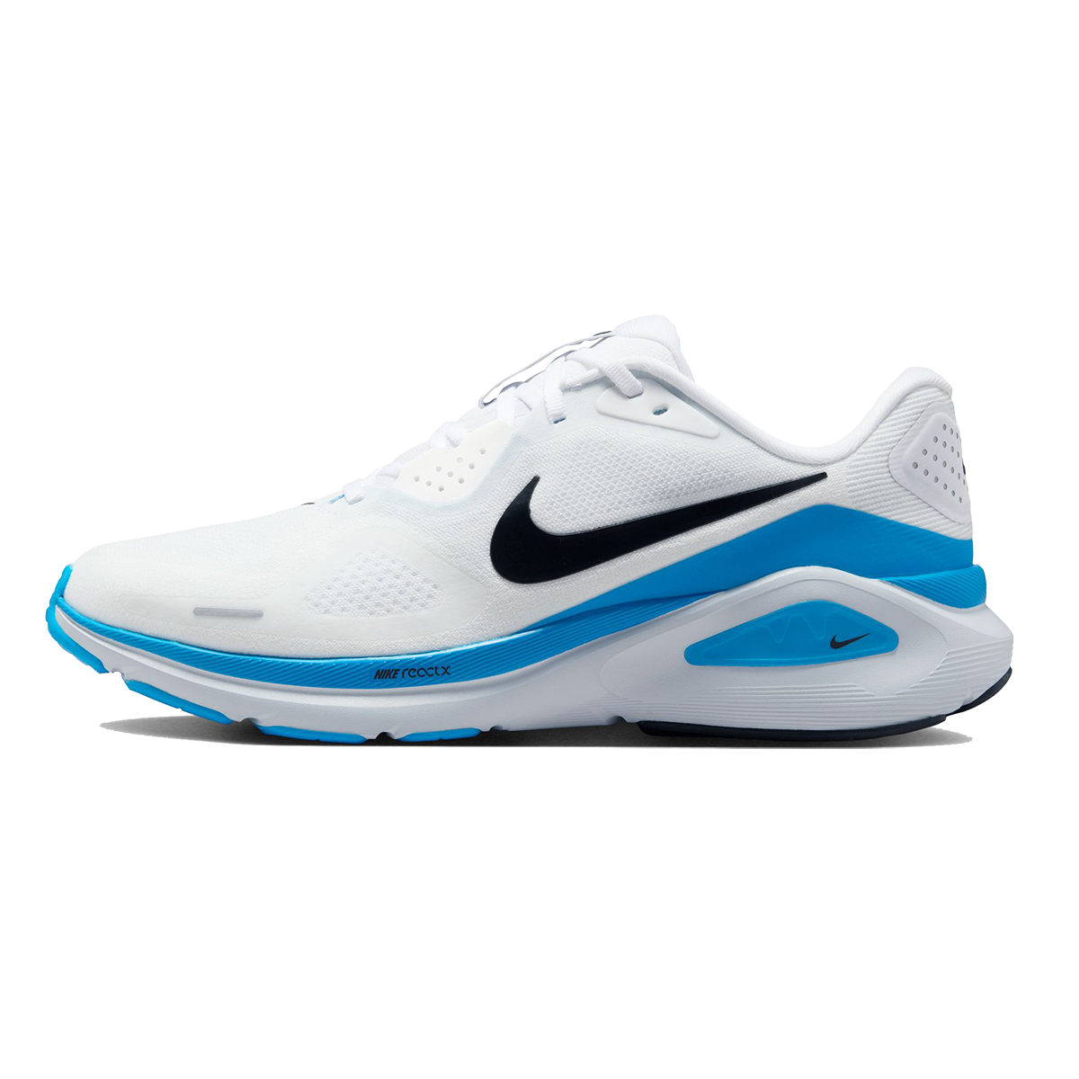 Nike Structure 26 — Pure Platinum - Persian Violet - Wolf Grey — Size D — Width 12 — Side View