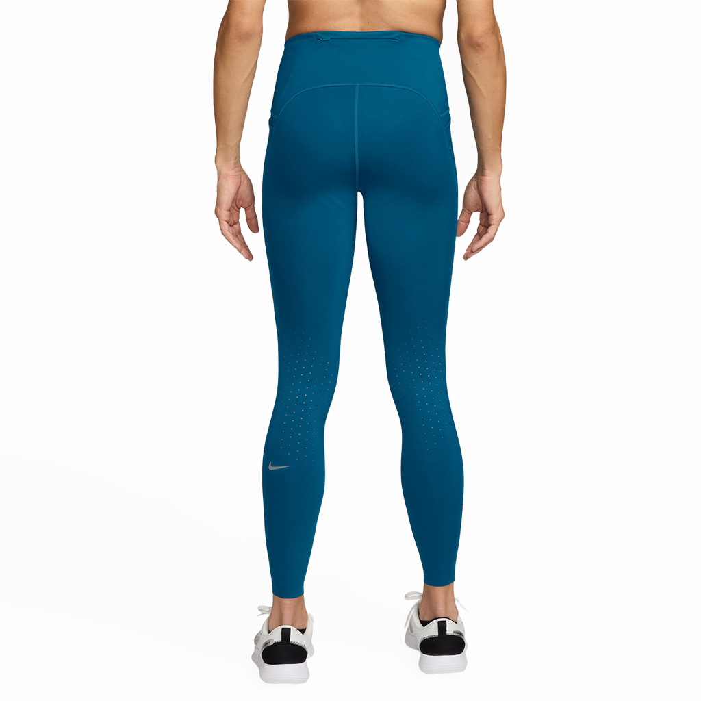 Nike Swift High-Waisted 7/8 Running Leggings — Tattoo - Reflective Silver — Size Large — Alternate View 12
