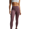 Nike Swift High-Waisted 7/8 Running Leggings — Tattoo - Reflective Silver — Size Large — Front View