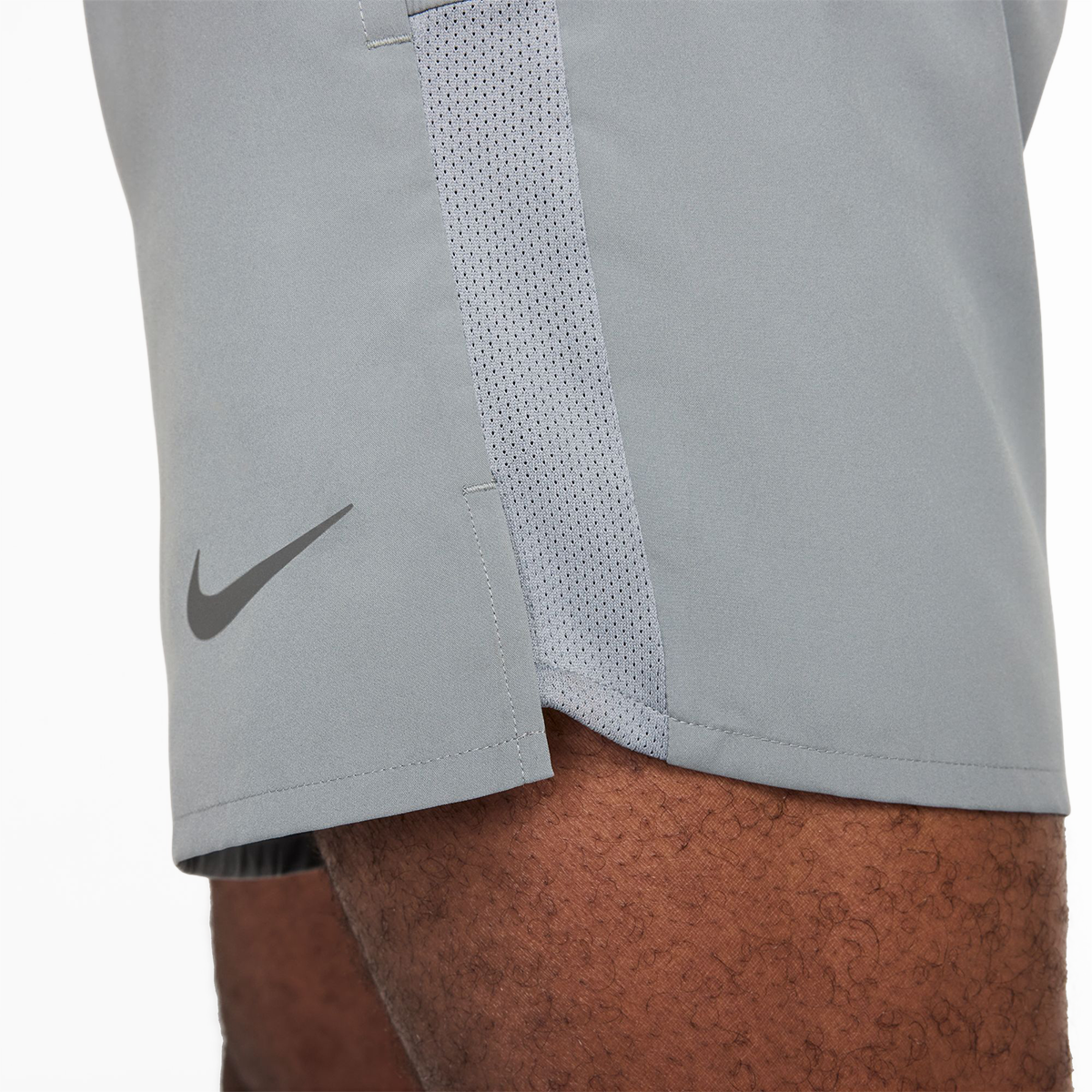 Nike Dri-FIT 5" 2-in-1 Short — Black - Black - Black - Reflective Silver - Reflective Silver — Size Small — Alternate View 20
