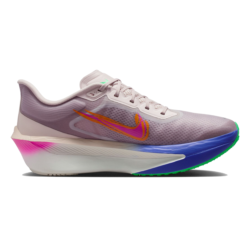 Nike Zoom Fly 6 EK — White - Black - Pale Ivory - Sail - Stadium Green — Size D — Width 9 — Front View