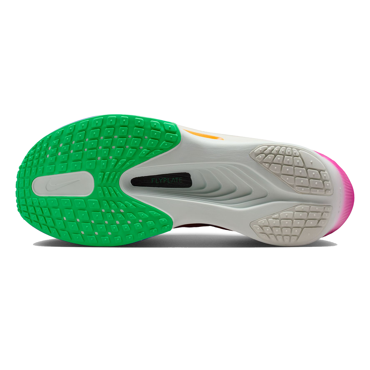Nike Zoom Fly 6 EK — White - Black - Pale Ivory - Sail - Stadium Green — Size D — Width 9 — Top View