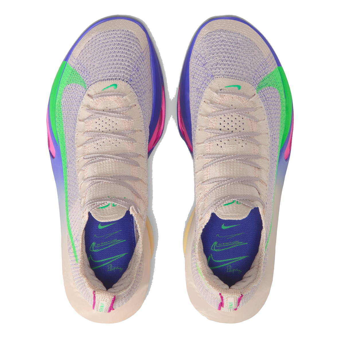 Nike Alphafly 3 Eliud Kipchoge — Vapor Green - Black - Dragon Red — Size D — Width 8 — Back View