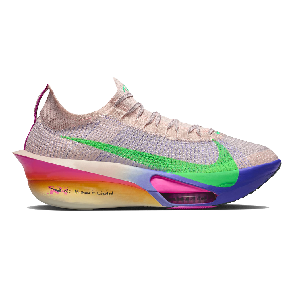 Nike Alphafly 3 Eliud Kipchoge — Vapor Green - Black - Dragon Red — Size D — Width 8 — Front View