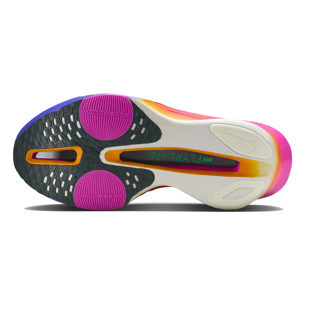 Nike Alphafly 3 Eliud Kipchoge — Vapor Green - Black - Dragon Red — Size D — Width 8 — Top View