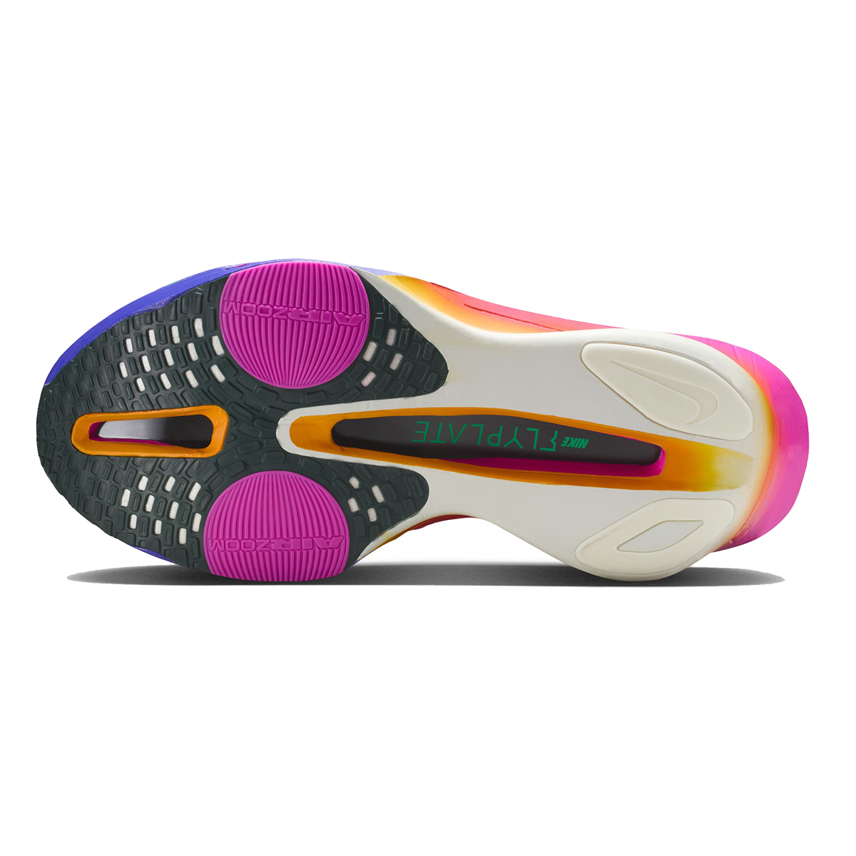 Nike Alphafly 3 Eliud Kipchoge — Vapor Green - Black - Dragon Red — Size D — Width 8 — Top View