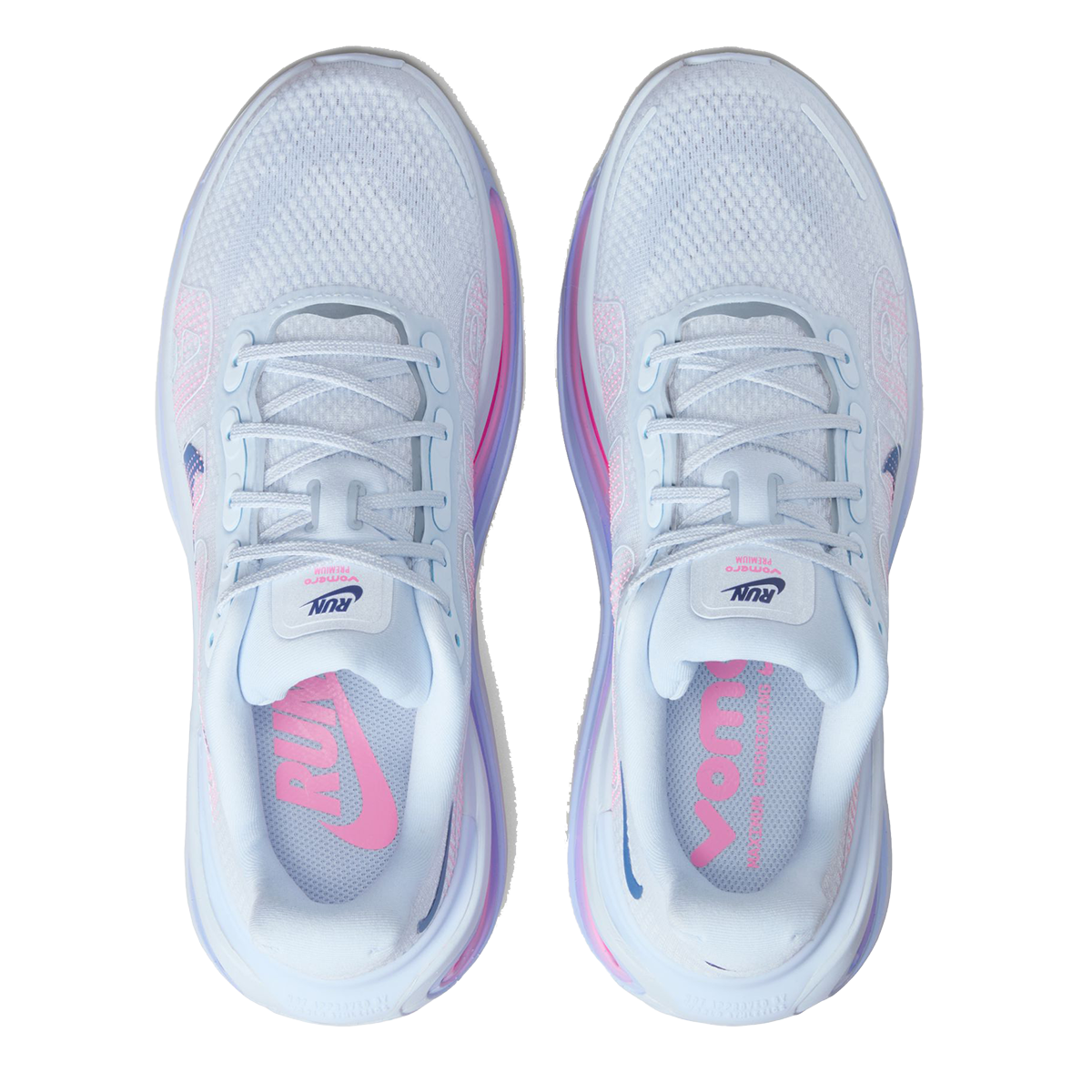 Nike Vomero Premium — Blue Tint - Deep Royal Blue - Aluminum — Size B — Width 7.5 — Back View