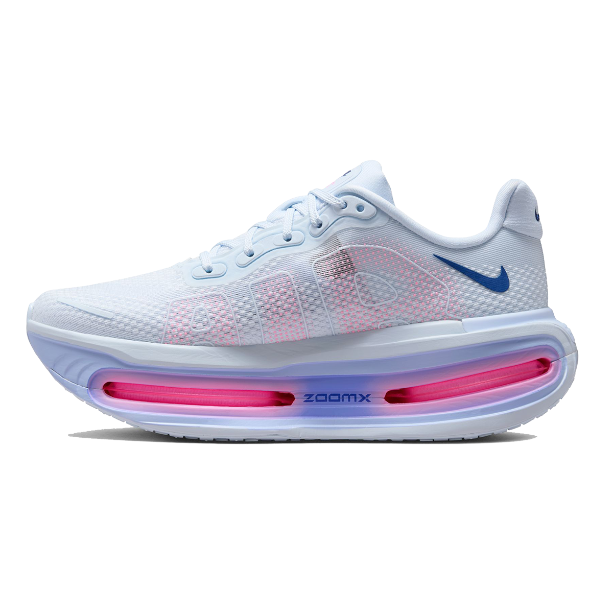 Nike Vomero Premium — Blue Tint - Deep Royal Blue - Aluminum — Size B — Width 7.5 — Side View