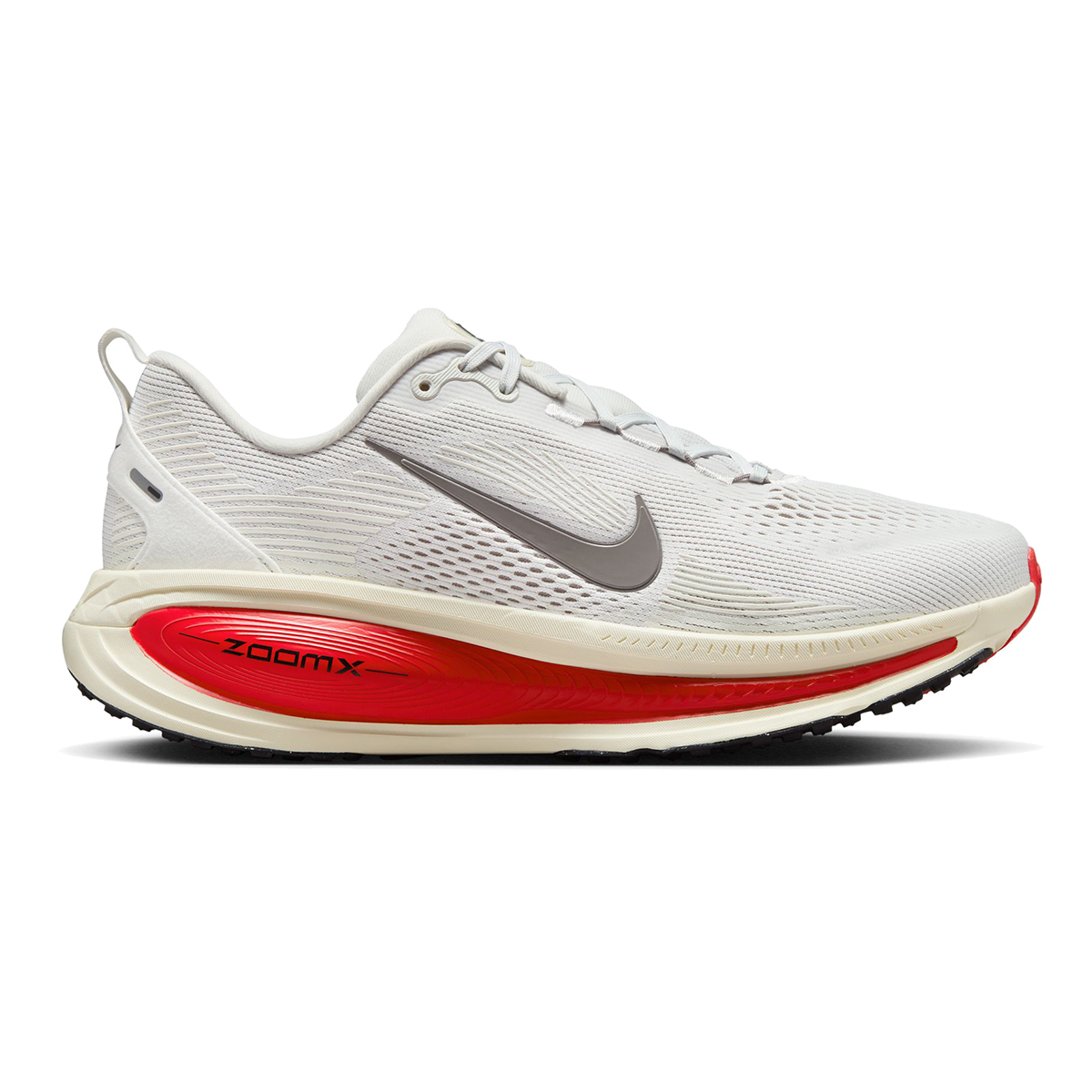 Nike Vomero 18 — Pure Platinum - Anthracite - Smoke Grey - Lt Smoke Grey - Univ Red - Solar Red — Size D — Width 9 — Alternate View 38