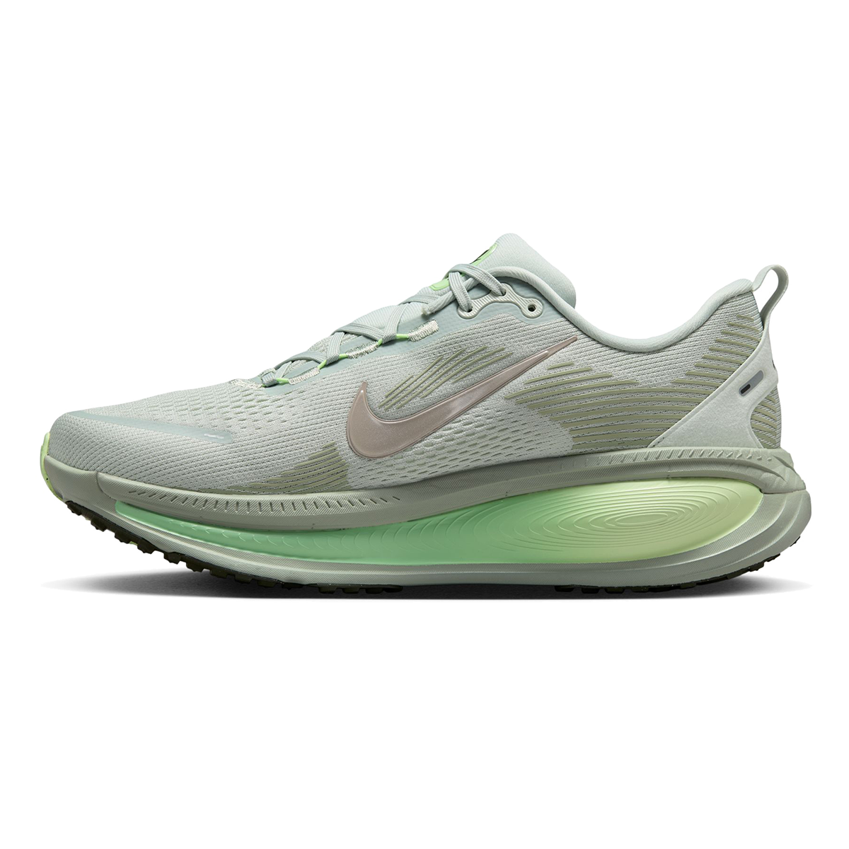 Nike Vomero 18 — Pure Platinum - Anthracite - Smoke Grey - Lt Smoke Grey - Univ Red - Solar Red — Size D — Width 9 — Alternate View 42