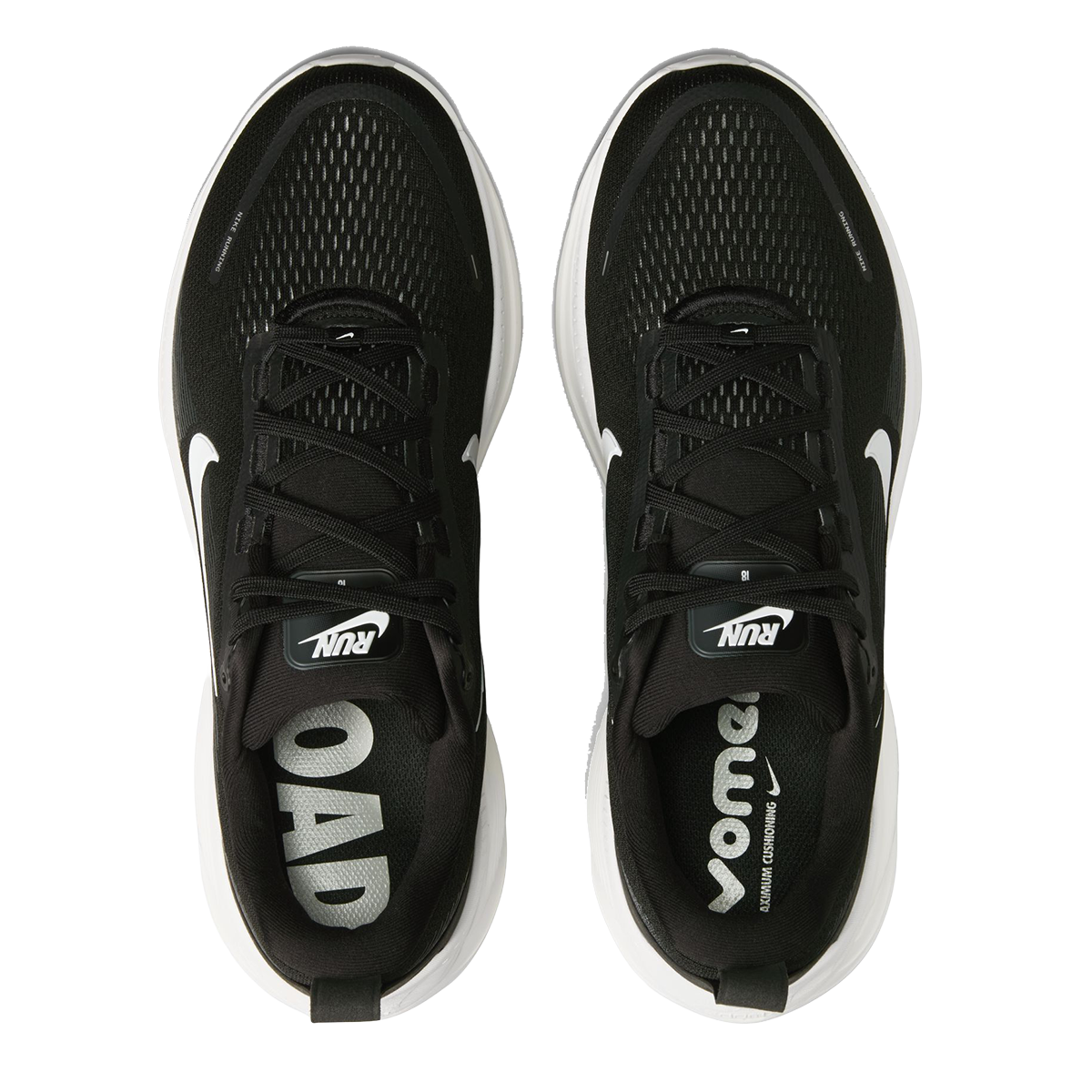 Nike Vomero 18 — Pure Platinum - Anthracite - Smoke Grey - Lt Smoke Grey - Univ Red - Solar Red — Size D — Width 9 — Alternate View 63