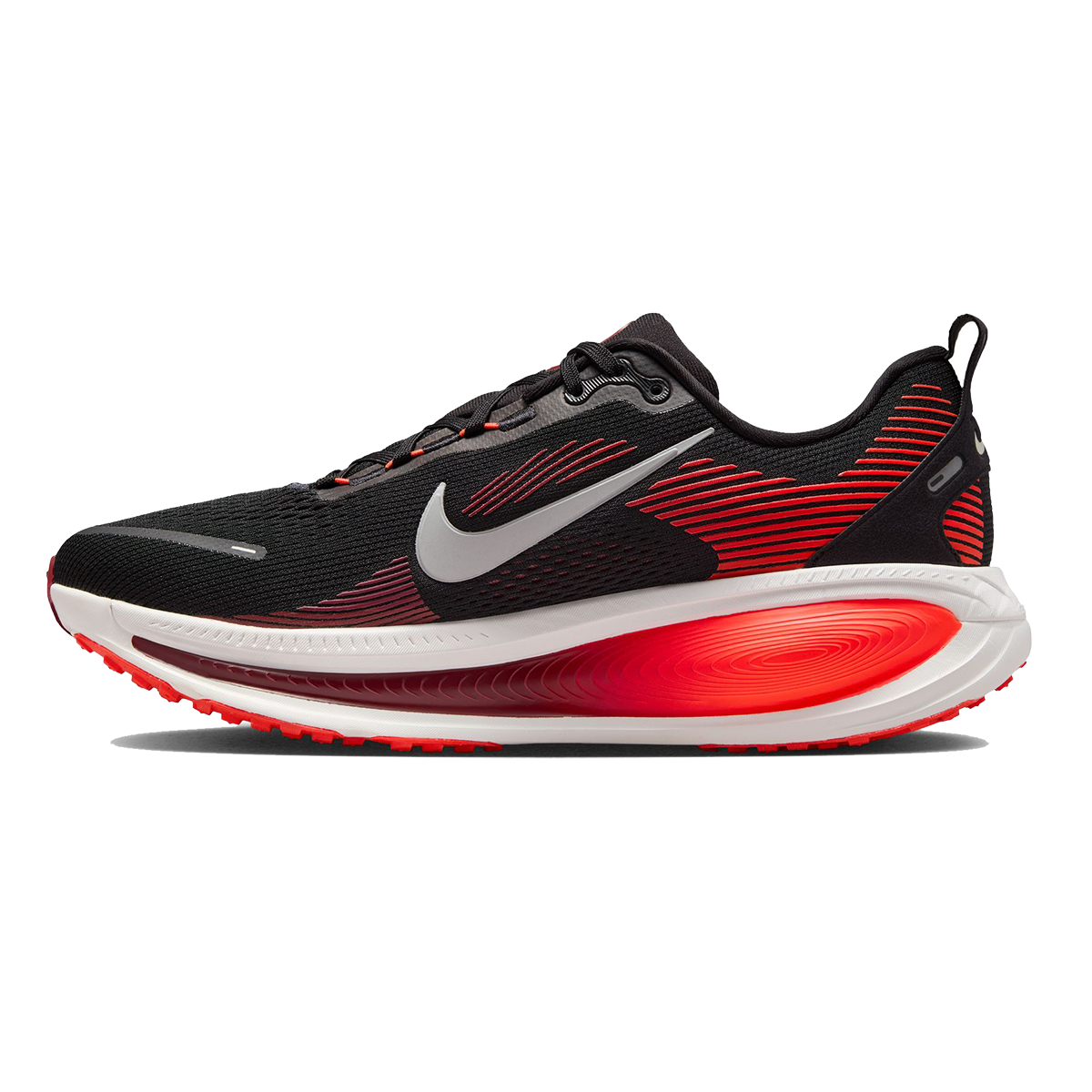 Nike Vomero 18 — Pure Platinum - Anthracite - Smoke Grey - Lt Smoke Grey - Univ Red - Solar Red — Size D — Width 9 — Alternate View 26