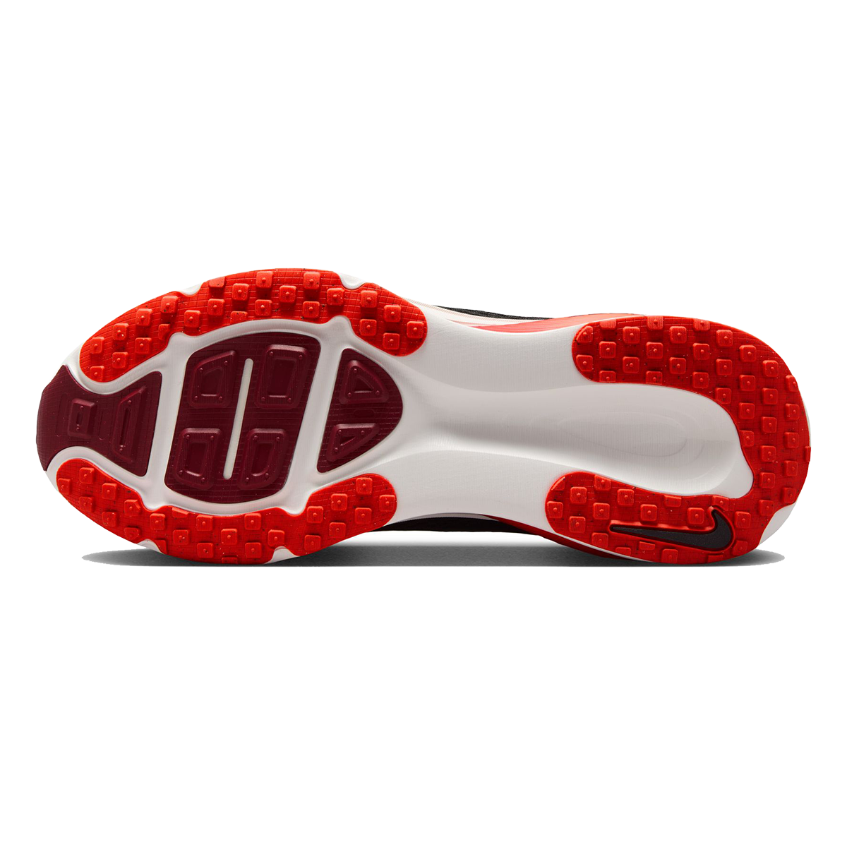 Nike Vomero 18 — Pure Platinum - Anthracite - Smoke Grey - Lt Smoke Grey - Univ Red - Solar Red — Size D — Width 9 — Alternate View 28