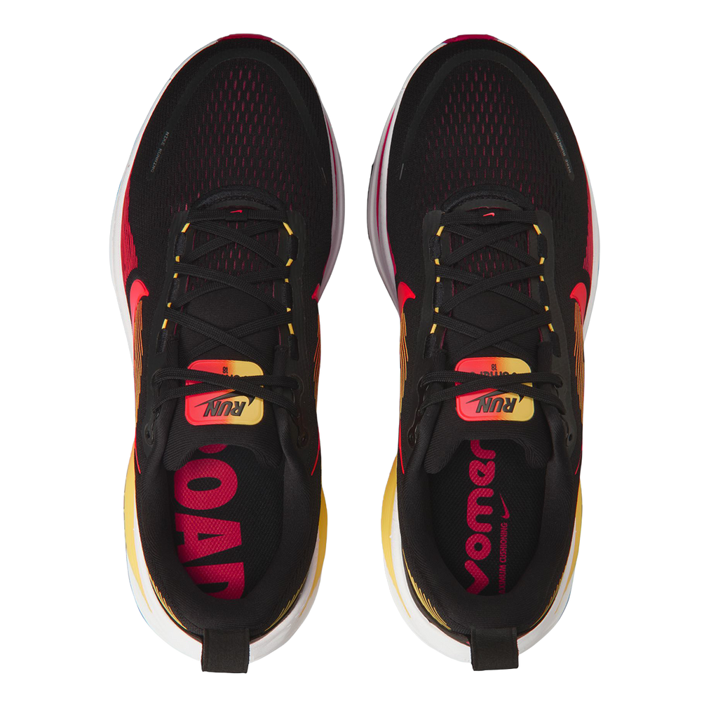 Nike Vomero 18 — Pure Platinum - Anthracite - Smoke Grey - Lt Smoke Grey - Univ Red - Solar Red — Size D — Width 9 — Alternate View 90