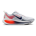 Nike Vomero 18 — Pure Platinum - Anthracite - Smoke Grey - Lt Smoke Grey - Univ Red - Solar Red — Size D — Width 9 — Front View