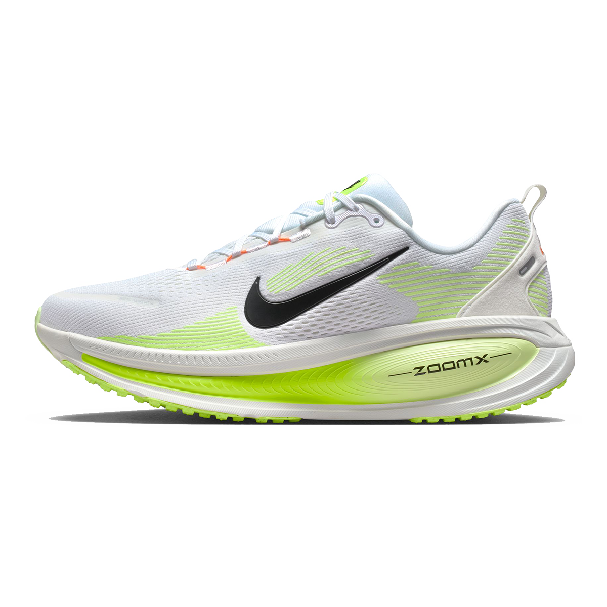 Nike Vomero 18 — Pure Platinum - Anthracite - Smoke Grey - Lt Smoke Grey - Univ Red - Solar Red — Size D — Width 9 — Alternate View 18