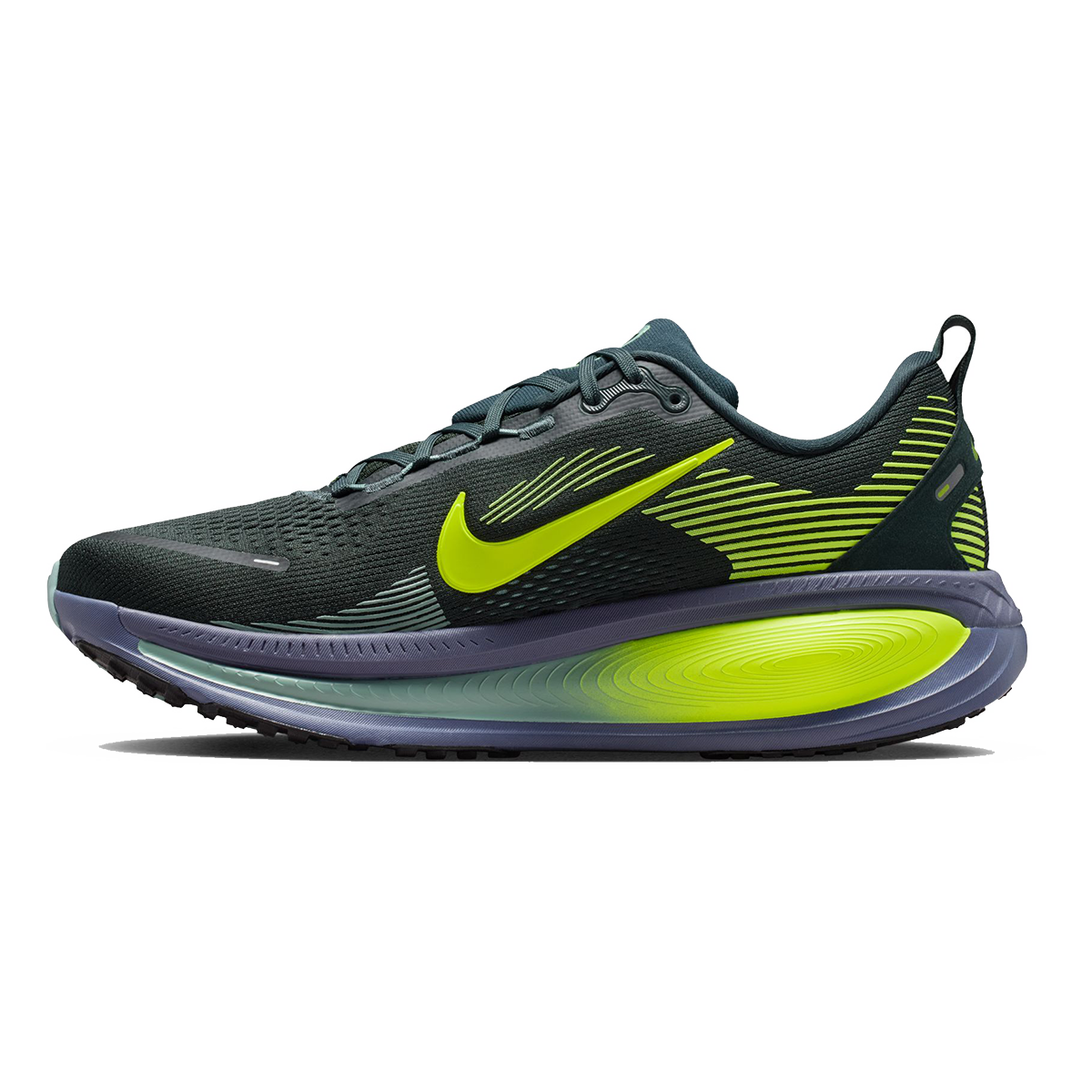 Nike Vomero 18 — Pure Platinum - Anthracite - Smoke Grey - Lt Smoke Grey - Univ Red - Solar Red — Size D — Width 9 — Alternate View 70