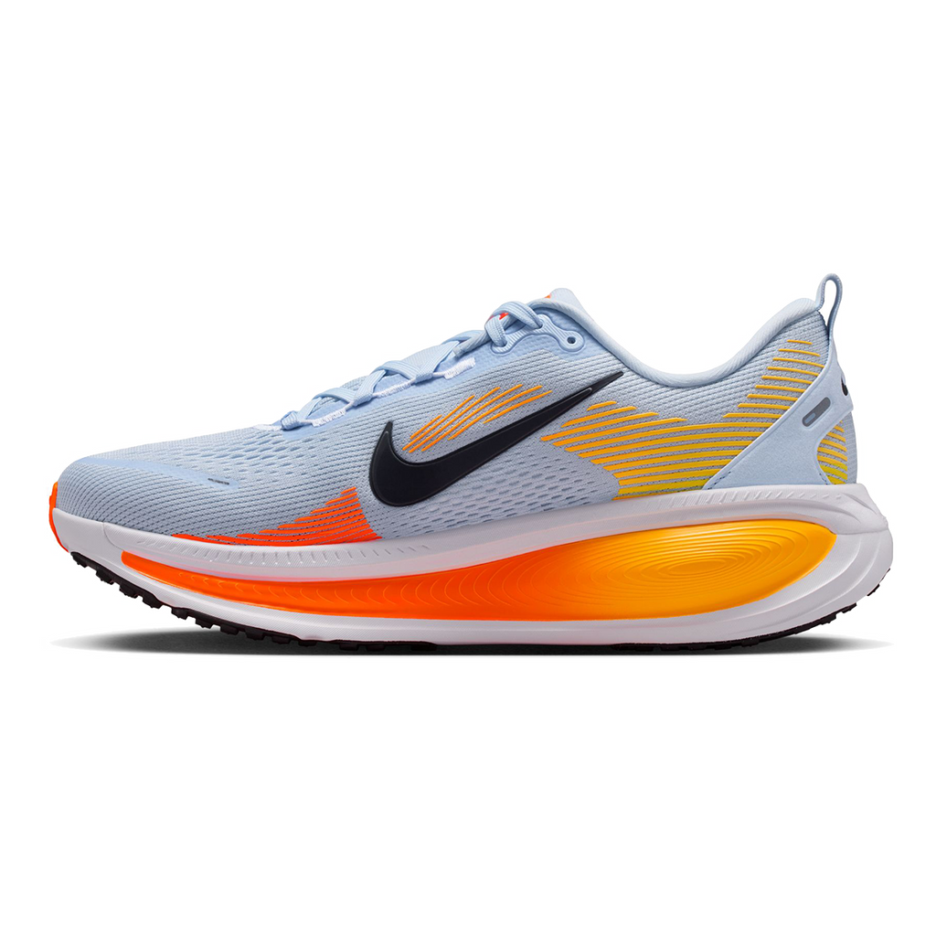 Nike Vomero 18 — Pure Platinum - Anthracite - Smoke Grey - Lt Smoke Grey - Univ Red - Solar Red — Size D — Width 9 — Alternate View 10