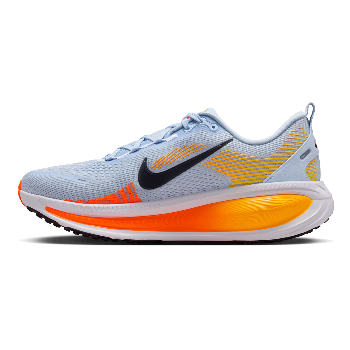 Nike Vomero 18 — Pure Platinum - Anthracite - Smoke Grey - Lt Smoke Grey - Univ Red - Solar Red — Size D — Width 9 — Alternate View 10