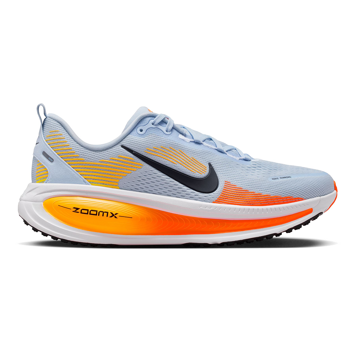 Nike Vomero 18 — Pure Platinum - Anthracite - Smoke Grey - Lt Smoke Grey - Univ Red - Solar Red — Size D — Width 9 — Alternate View 9