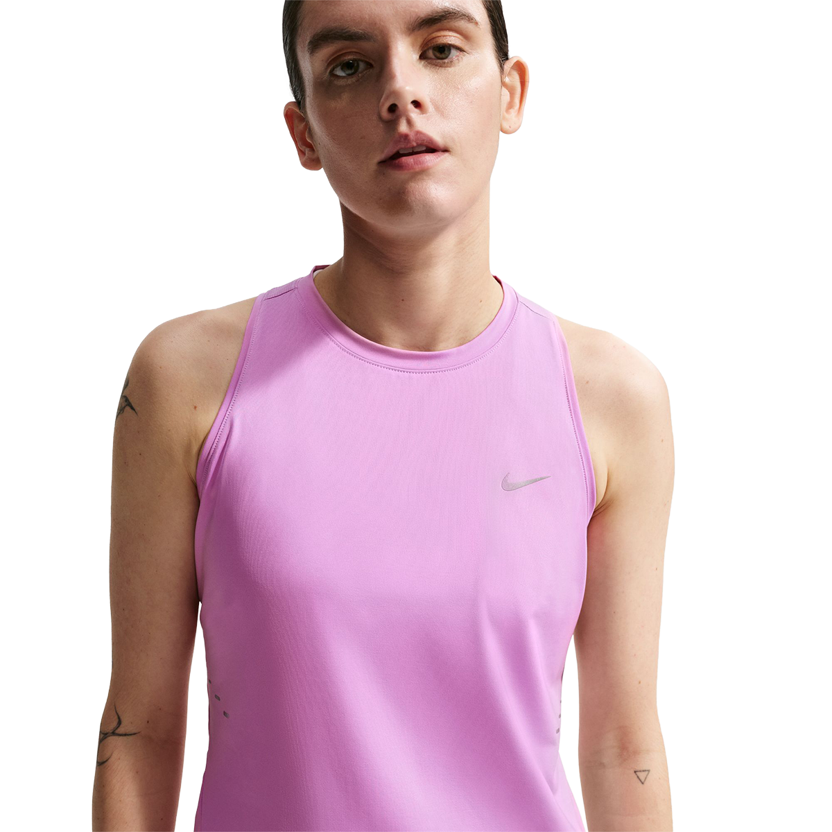 Nike Swift Dri-FIT Running Tank Top — Atmosphere - Reflective Silv — Size XLarge — Alternate View 18