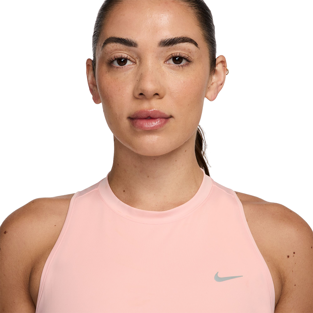 Nike Swift Dri-FIT Running Tank Top — Atmosphere - Reflective Silv — Size XLarge — Back View