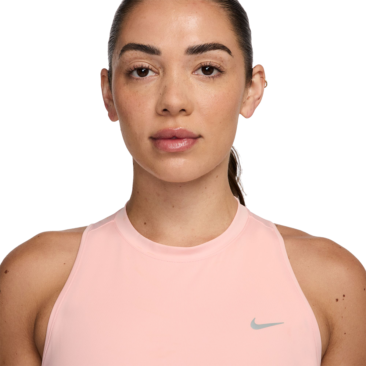Nike Swift Dri-FIT Running Tank Top — Atmosphere - Reflective Silv — Size XLarge — Back View