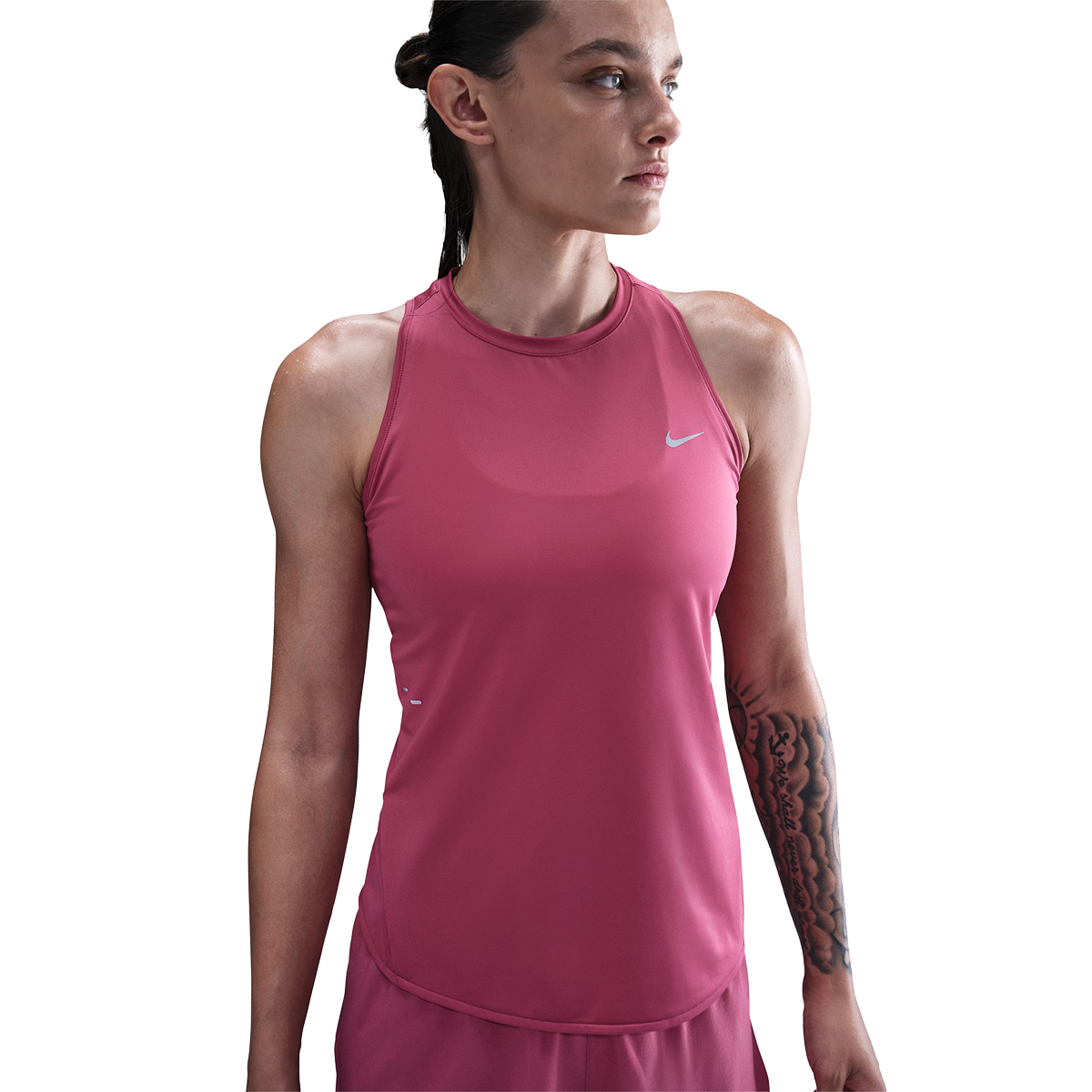 Nike Swift Dri-FIT Running Tank Top — Atmosphere - Reflective Silv — Size XLarge — Alternate View 7