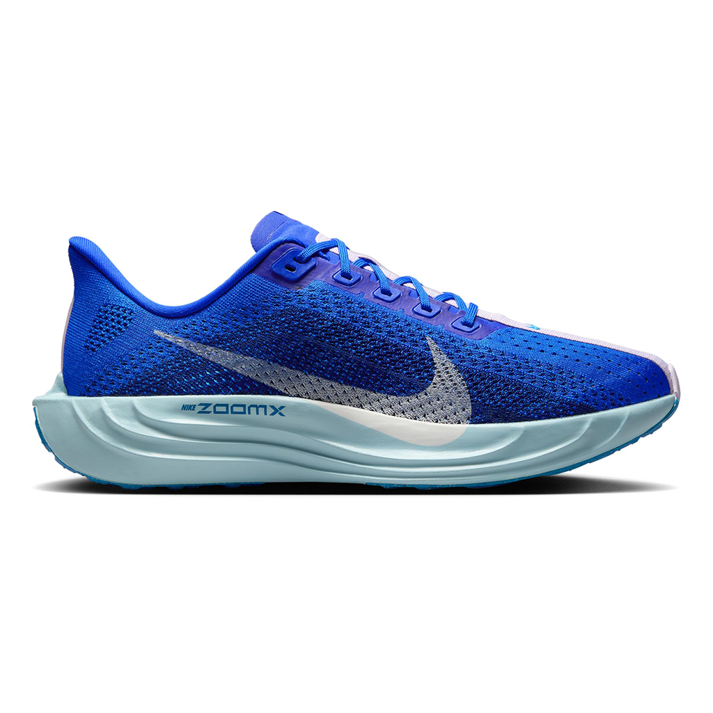 Nike Pegasus Plus CM — Racer Blue - Sail - Blue Void - Doll - Ocean Bliss - Lt Photo Blue — Size D — Width 9 — Front View