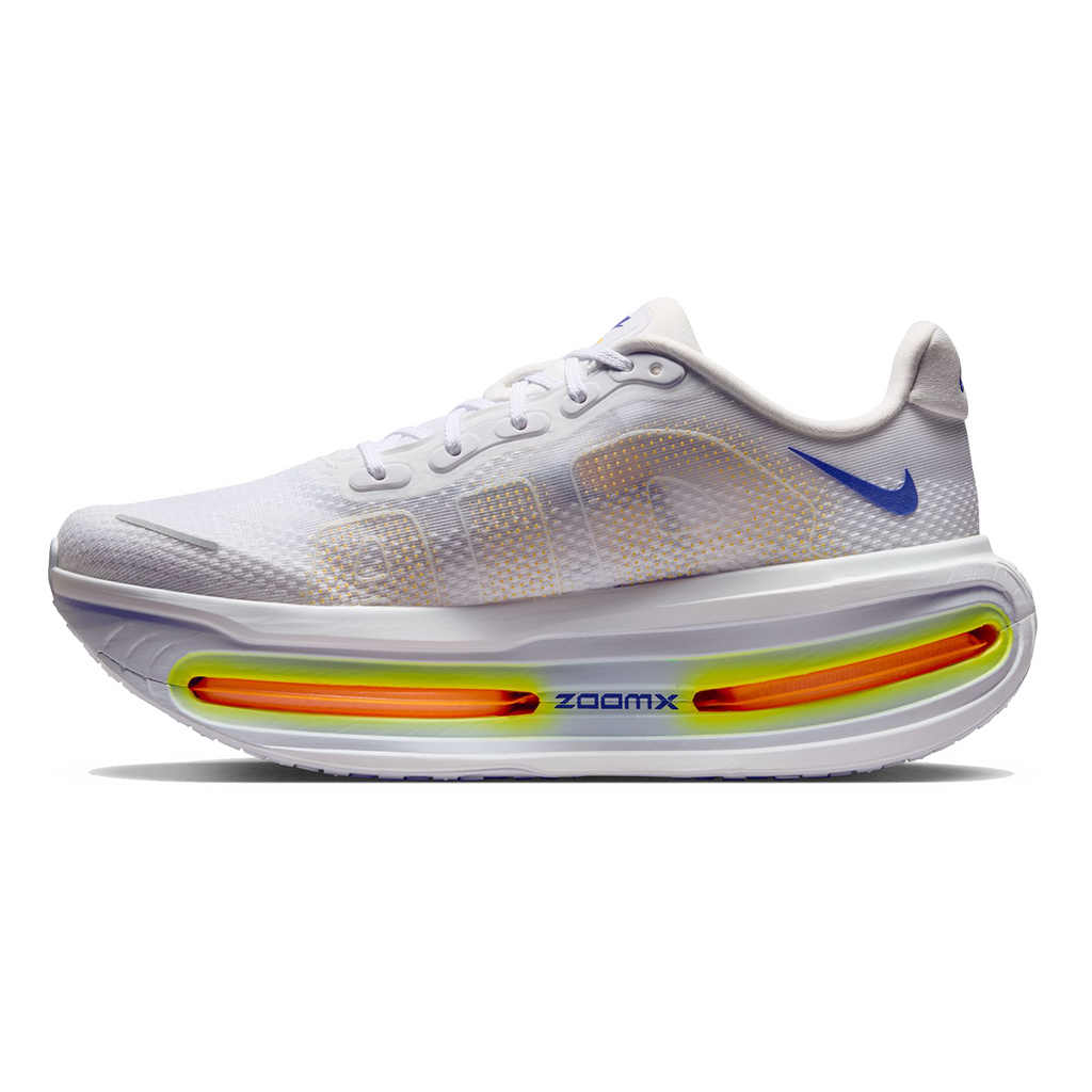 Nike Vomero Premium — Sail - Black - Coconut Milk - Total Orange — Size D — Width 6 — Side View