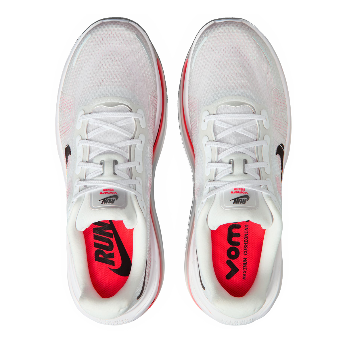 Nike Vomero Premium — Sail - Black - Coconut Milk - Total Orange — Size D — Width 6 — Alternate View 7