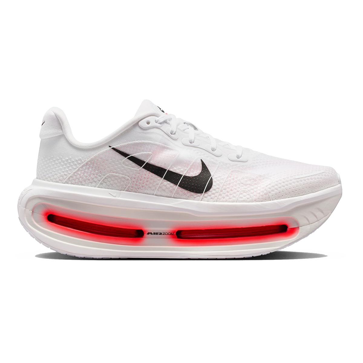 Nike Vomero Premium — Sail - Black - Coconut Milk - Total Orange — Size D — Width 6 — Back View