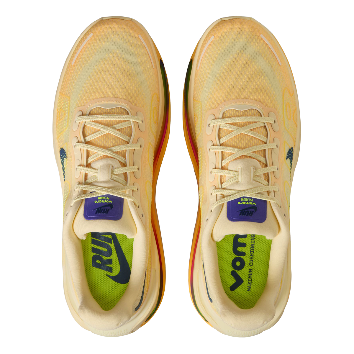 Nike Vomero Premium — Sail - Black - Coconut Milk - Total Orange — Size D — Width 6 — Alternate View 23