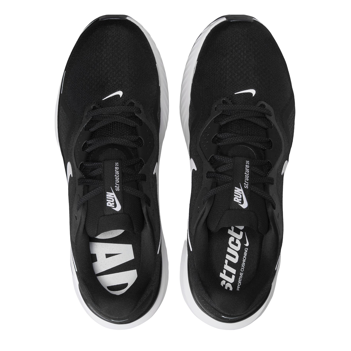 Nike Structure 26 — Pure Platinum - Persian Violet - Wolf Grey — Size D — Width 12 — Alternate View 34
