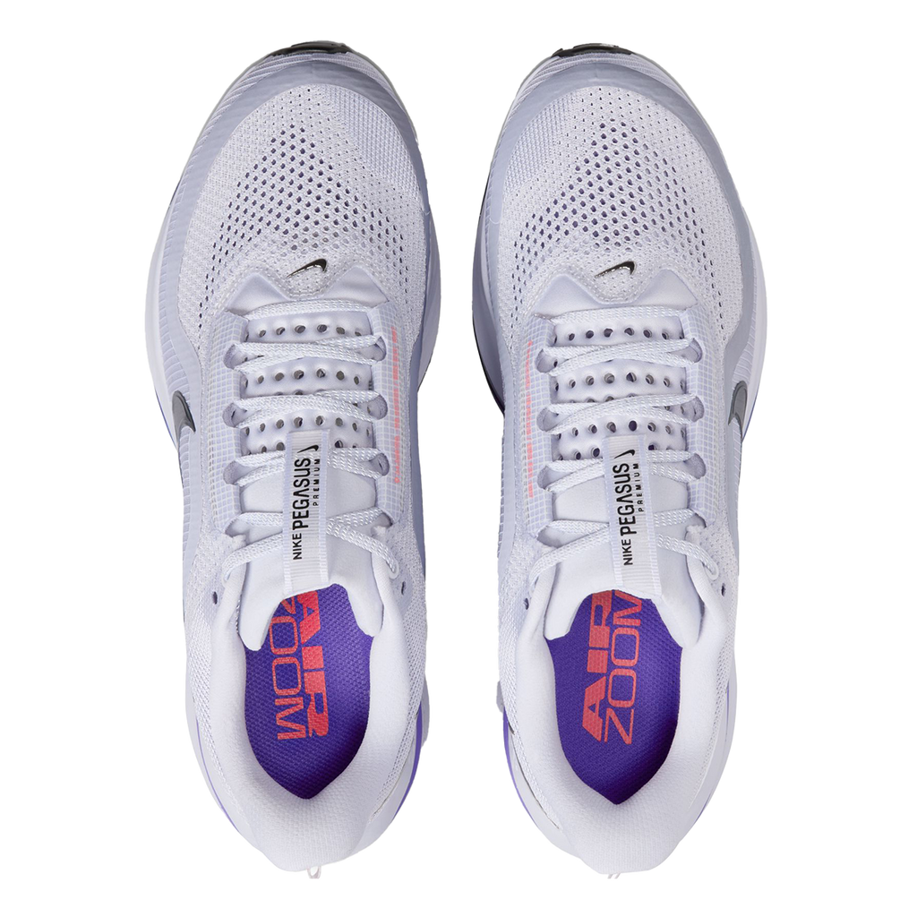 Nike Pegasus Premium — Football Grey - Multi Color - Total Orange - Summit White - Mtlc Silver - Black — Size D — Width 9 — Alternate View 24