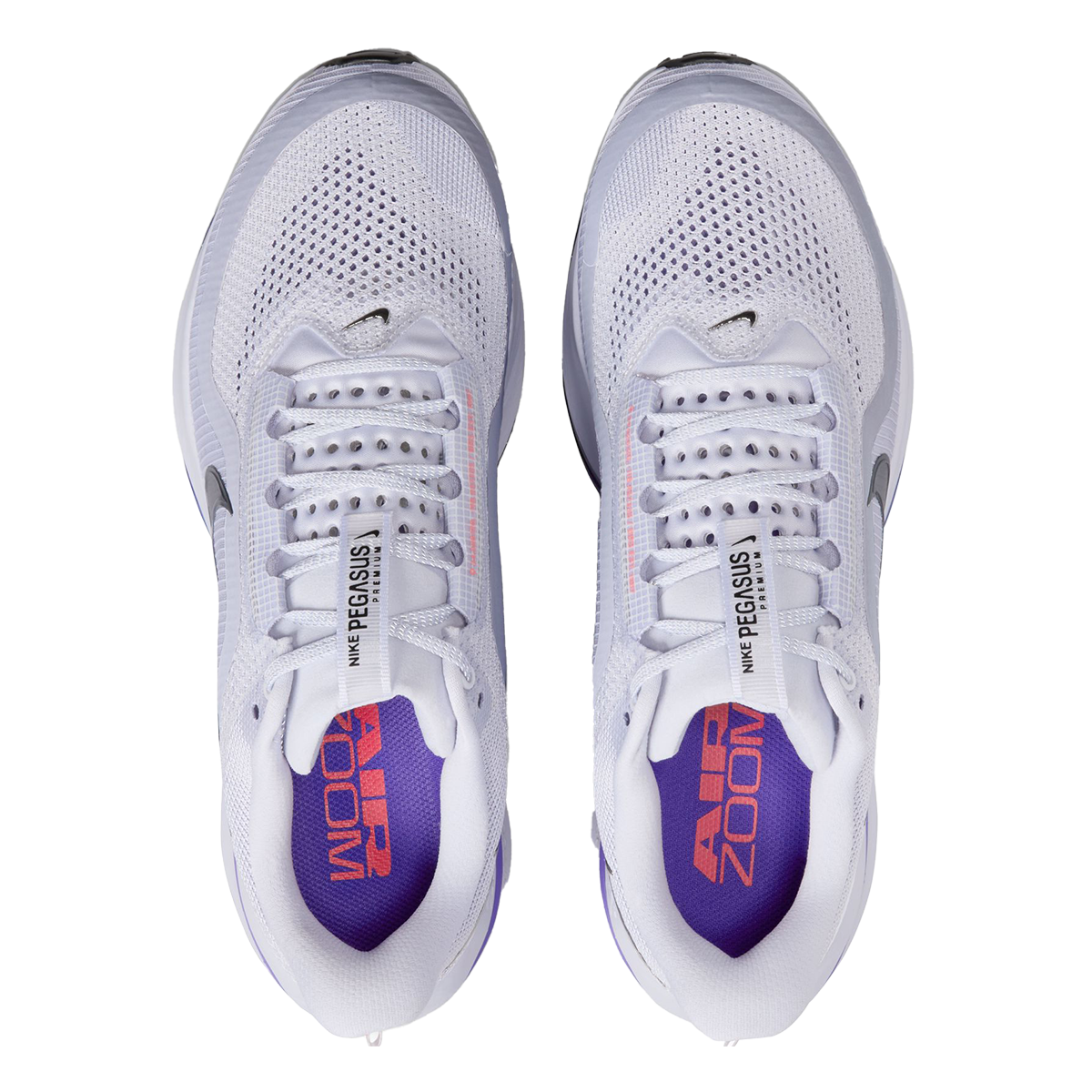 Nike Pegasus Premium — Football Grey - Multi Color - Total Orange - Summit White - Mtlc Silver - Black — Size D — Width 9 — Alternate View 24