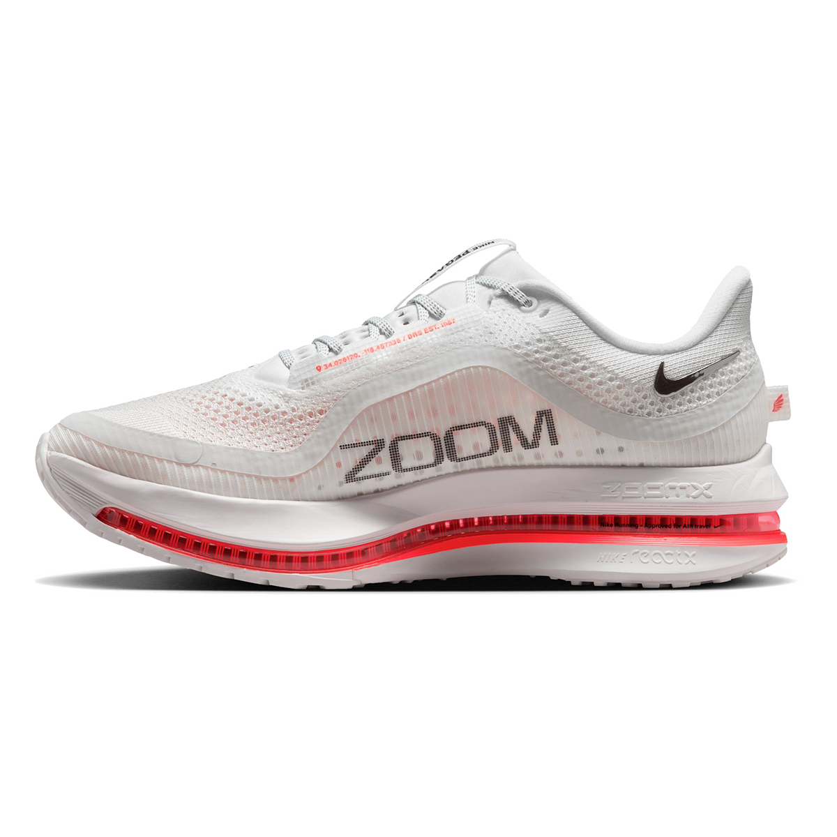 Nike Pegasus Premium — Football Grey - Multi Color - Total Orange - Summit White - Mtlc Silver - Black — Size D — Width 9 — Alternate View 34