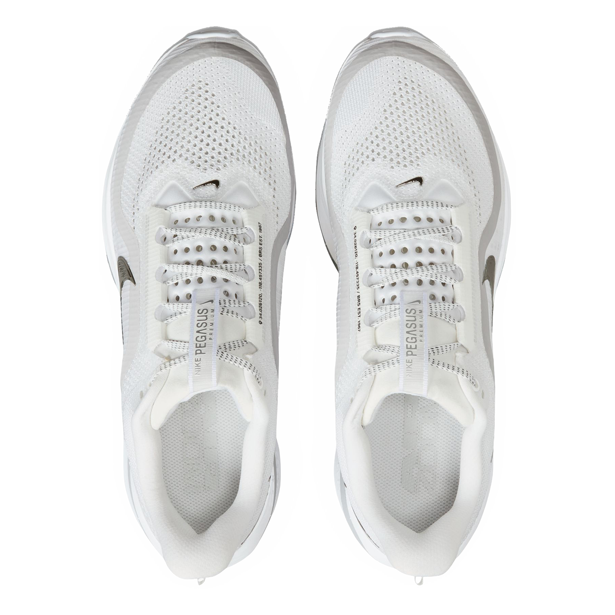 Nike Pegasus Premium — Football Grey - Multi Color - Total Orange - Summit White - Mtlc Silver - Black — Size D — Width 9 — Alternate View 9