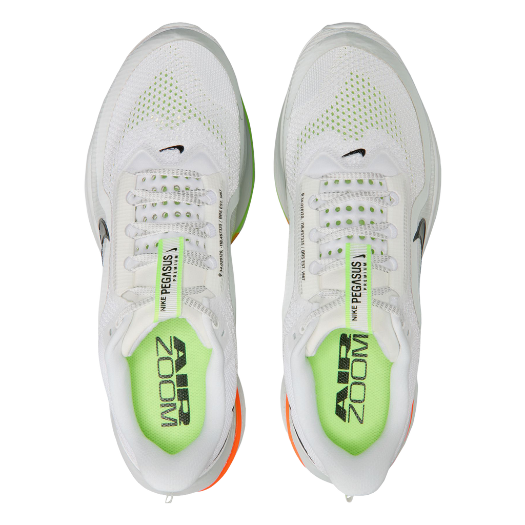 Nike Pegasus Premium — Football Grey - Multi Color - Total Orange - Summit White - Mtlc Silver - Black — Size D — Width 9 — Alternate View 72