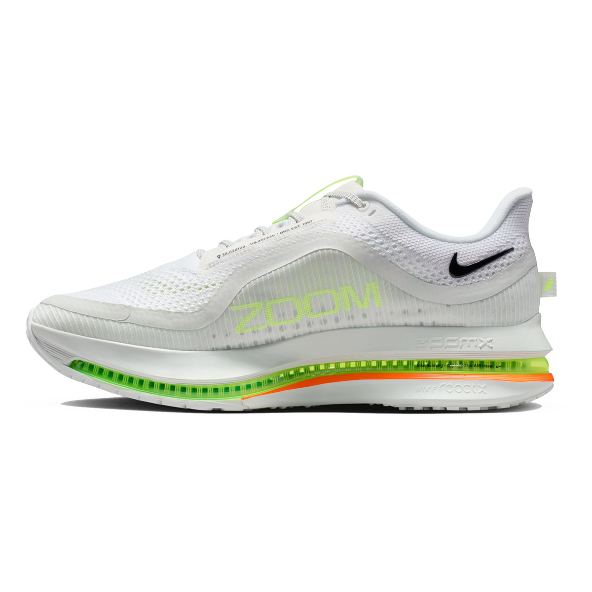 Nike Pegasus Premium — Football Grey - Multi Color - Total Orange - Summit White - Mtlc Silver - Black — Size D — Width 9 — Alternate View 71