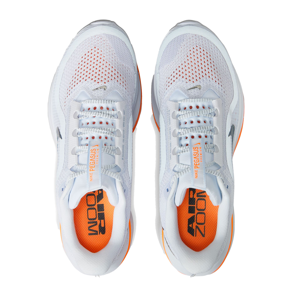 Nike Pegasus Premium — Football Grey - Multi Color - Total Orange - Summit White - Mtlc Silver - Black — Size D — Width 9 — Alternate View 10