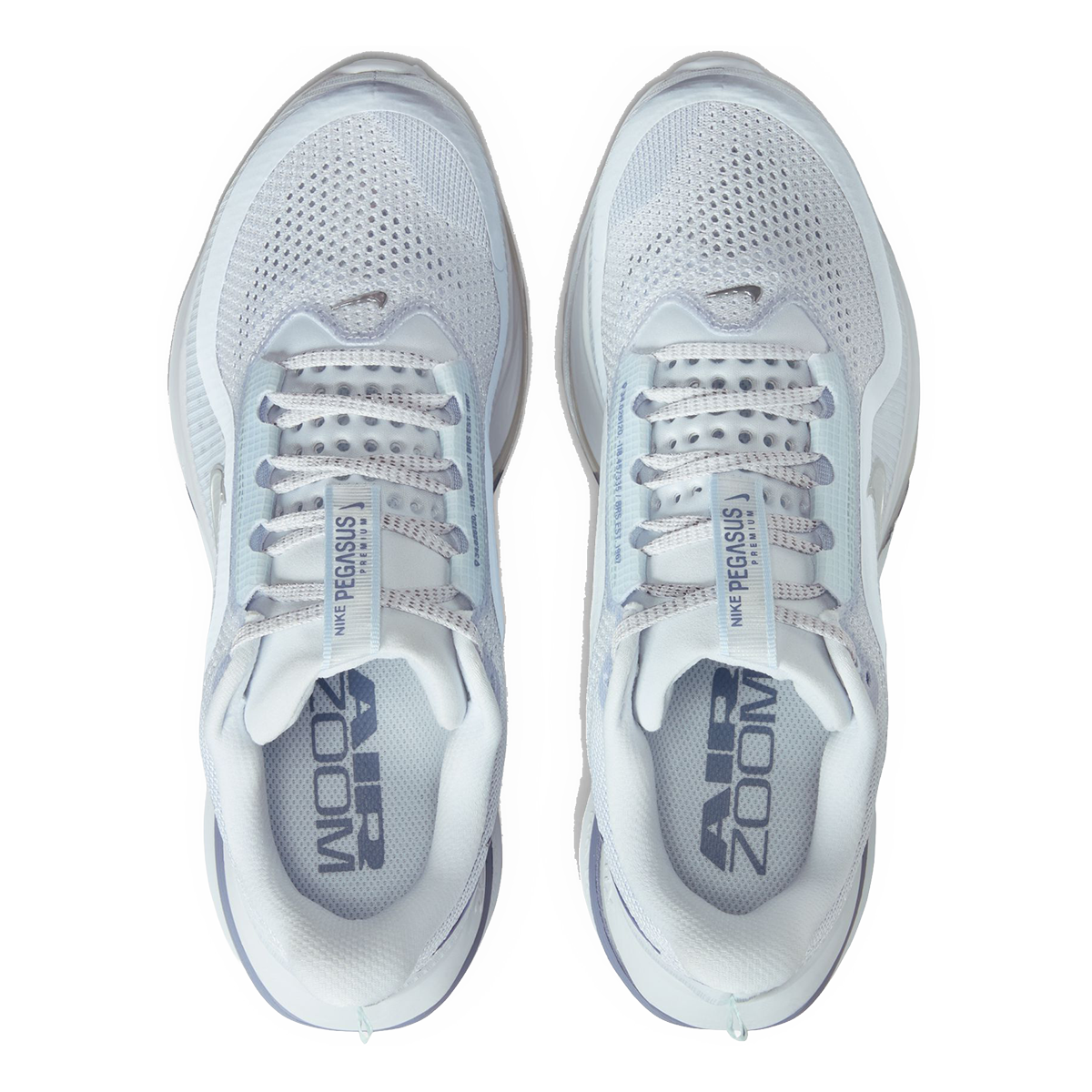 Nike Pegasus Premium — Football Grey - Multi Color - Total Orange - Summit White - Mtlc Silver - Black — Size B — Width 7.5 — Alternate View 14