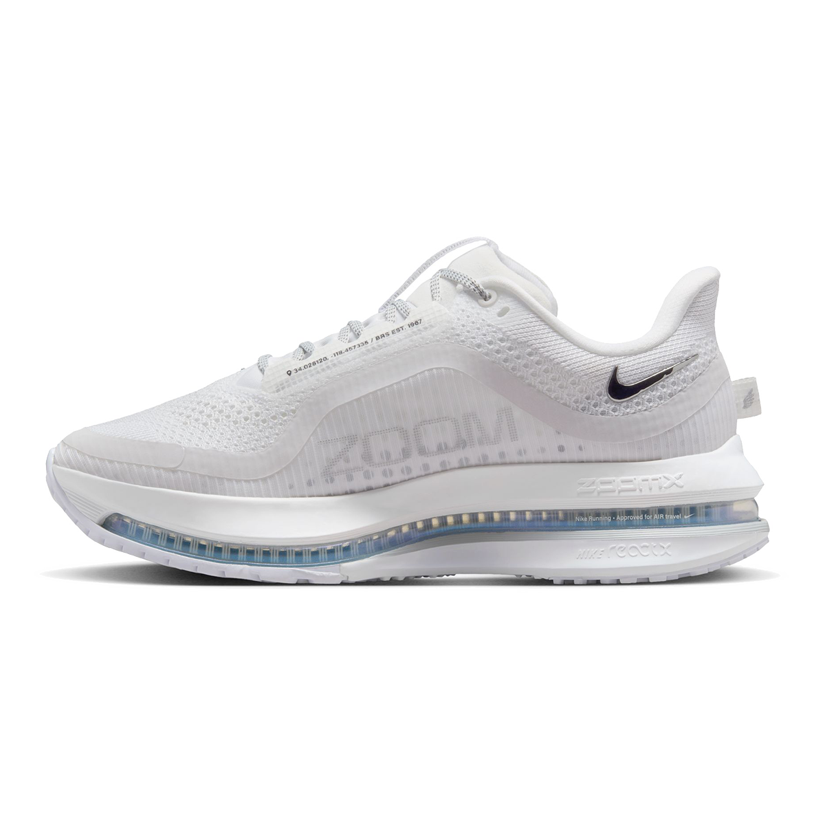 Nike Pegasus Premium — Football Grey - Multi Color - Total Orange - Summit White - Mtlc Silver - Black — Size B — Width 7.5 — Alternate View 38