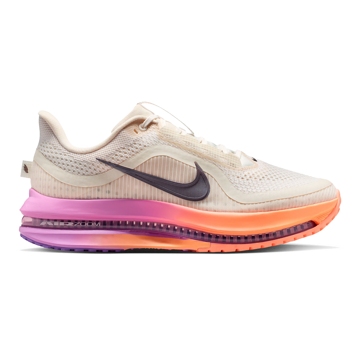 Nike Pegasus Premium — Football Grey - Multi Color - Total Orange - Summit White - Mtlc Silver - Black — Size B — Width 7.5 — Front View