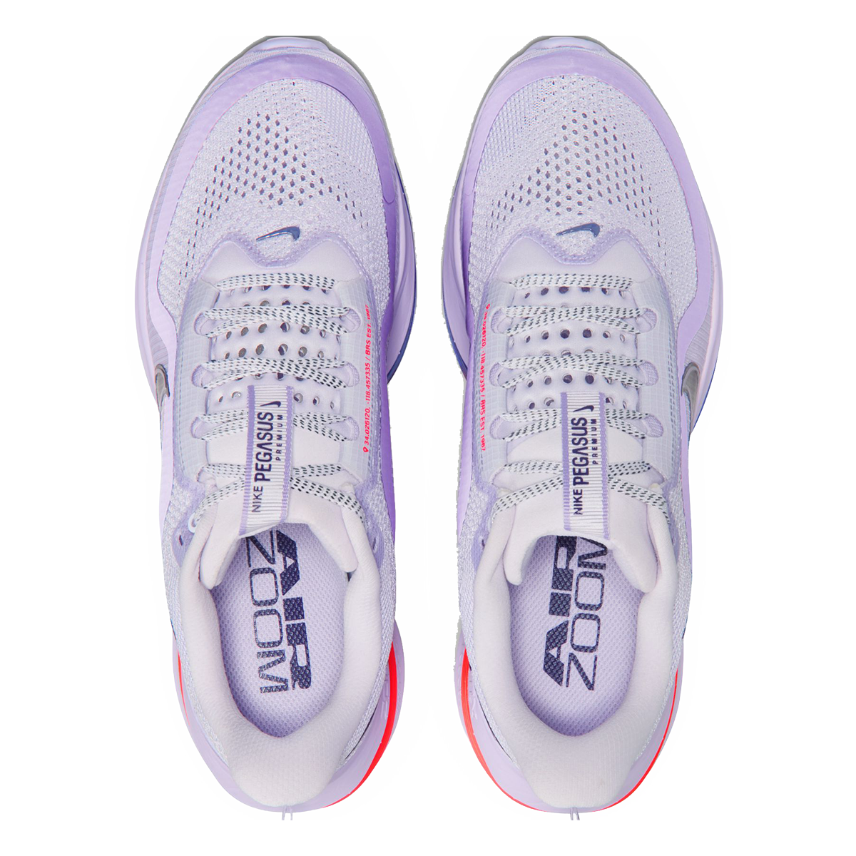 Nike Pegasus Premium — Football Grey - Multi Color - Total Orange - Summit White - Mtlc Silver - Black — Size B — Width 7.5 — Alternate View 19