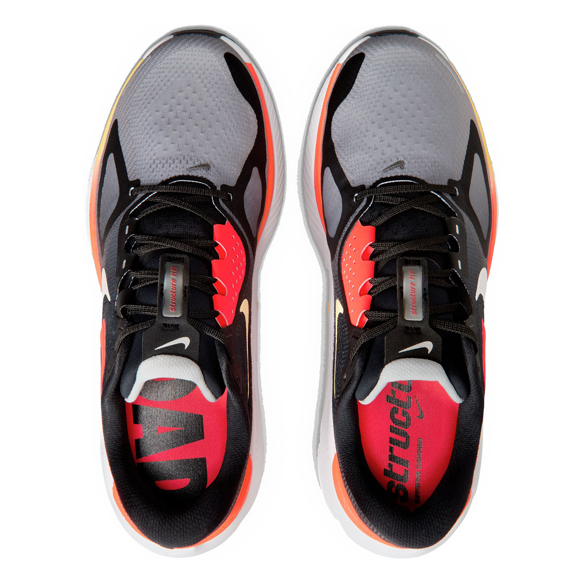 Nike Structure Plus — Black - White - Anthracite — Size D — Width 9 — Alternate View 11