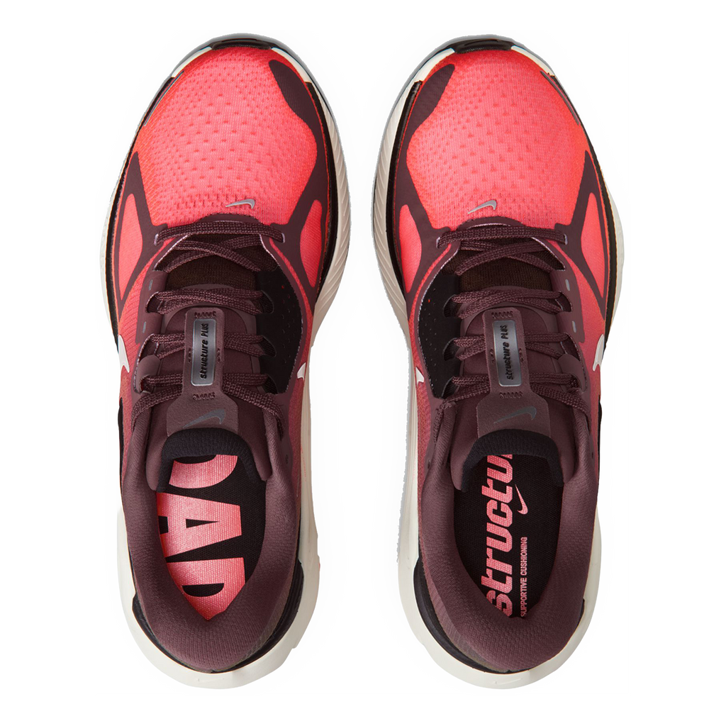 Nike Structure Plus — Black - White - Anthracite — Size B — Width 7 — Back View