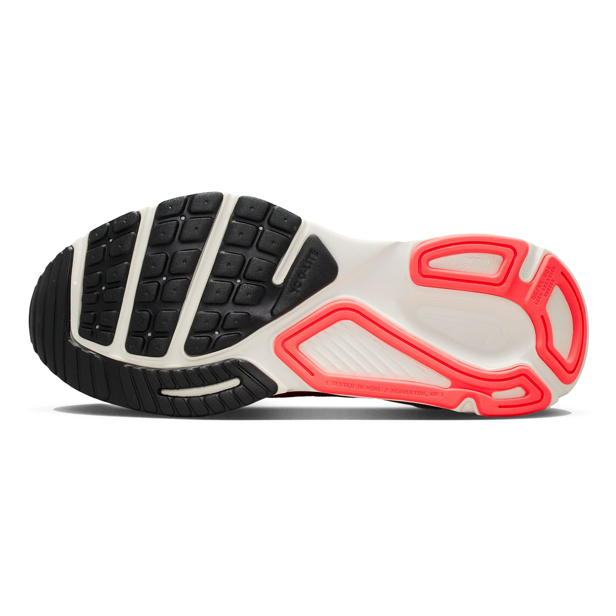 Nike Structure Plus — Black - White - Anthracite — Size B — Width 7 — Top View